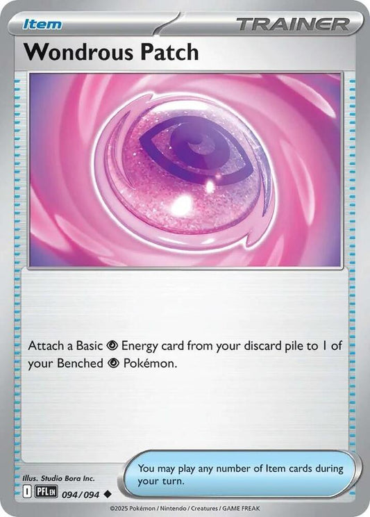 Wondrous Patch Reverse Holofoil ME02: Phantasmal Flames Uncommon 094/094