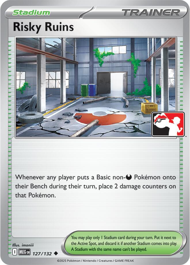 Risky Ruins - 127/132 Normal Prize Pack Series Cards Uncommon 127/132