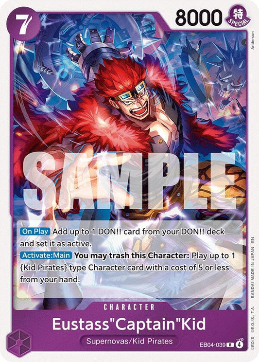 Eustass"Captain"Kid - EB04-039 Foil The Azure Sea's Seven