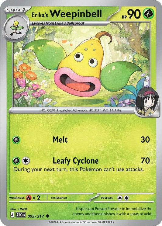 Erika's Weepinbell Normal ME: Ascended Heroes