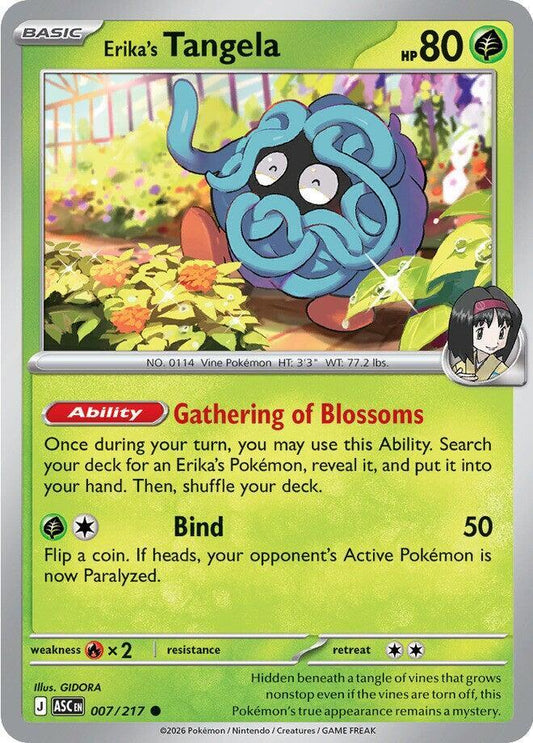 Erika's Tangela - 007/217 Normal ME: Ascended Heroes