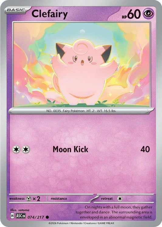 Clefairy Normal ME: Ascended Heroes Common 074/217
