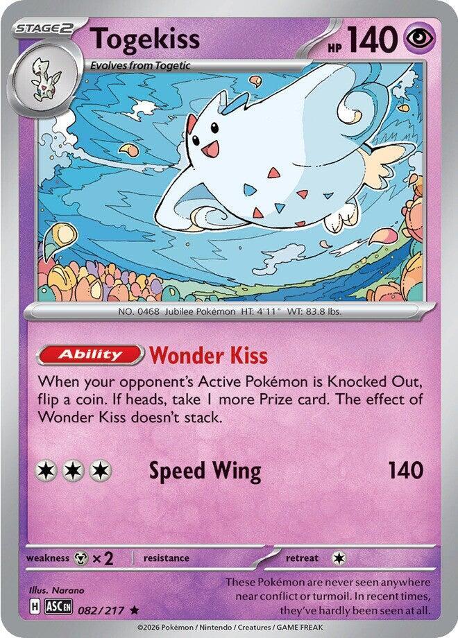 Togekiss - 082/217 Holofoil ME: Ascended Heroes Rare 082/217