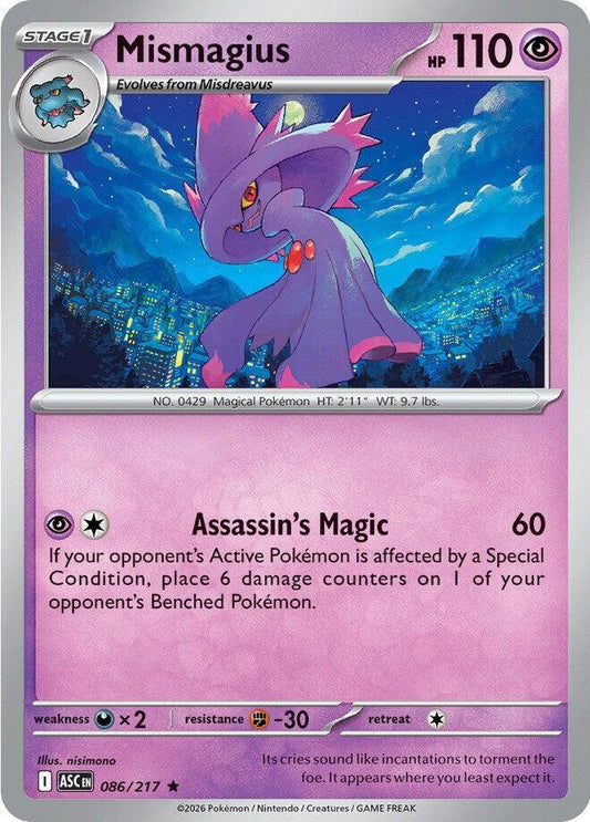 Mismagius Holofoil ME: Ascended Heroes