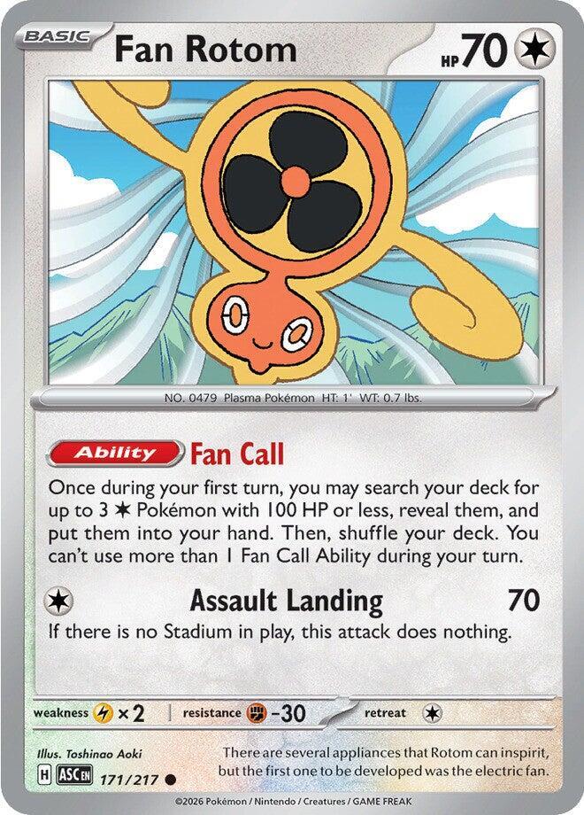Fan Rotom - 171/217 Normal ME: Ascended Heroes