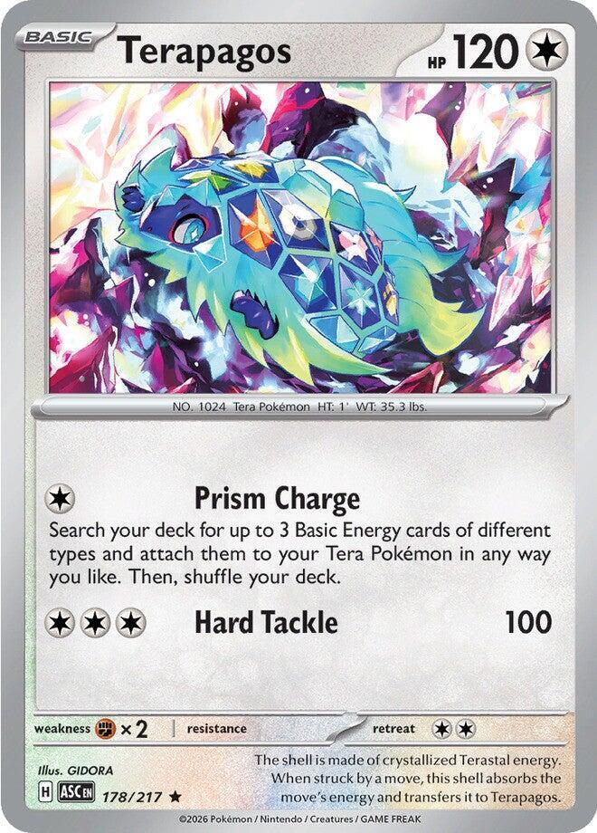 Terapagos Holofoil ME: Ascended Heroes Rare 178/217