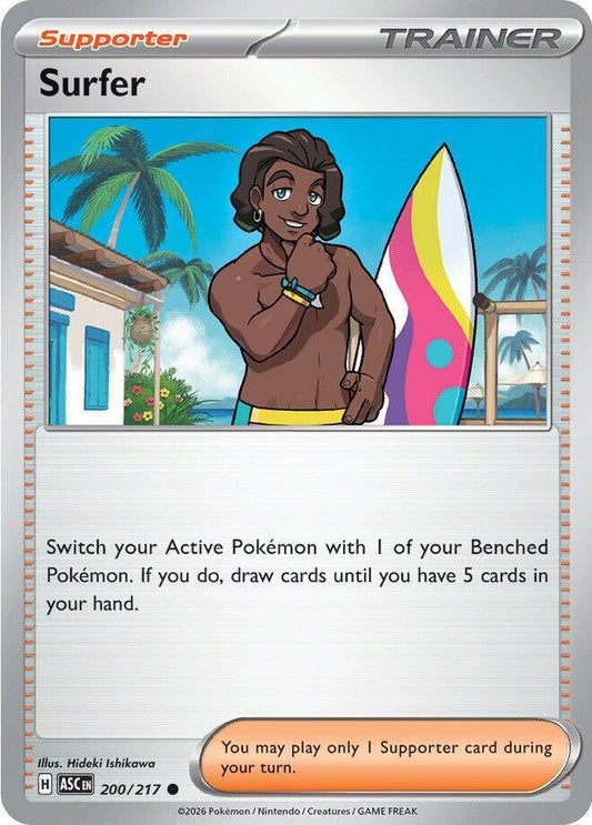 Surfer - 200/217 Normal ME: Ascended Heroes Common 200/217