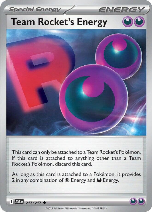 Team Rocket's Energy Normal ME: Ascended Heroes