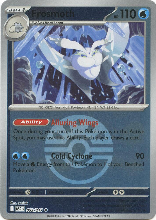 Frosmoth (Friend Ball) Reverse Holofoil ME: Ascended Heroes Uncommon 053/217