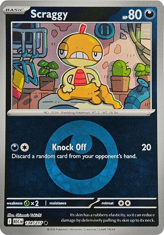Scraggy (Energy Symbol Pattern) Reverse Holofoil ME: Ascended Heroes