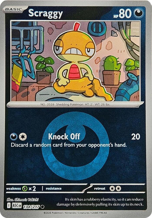 Scraggy (Energy Symbol Pattern) Reverse Holofoil ME: Ascended Heroes