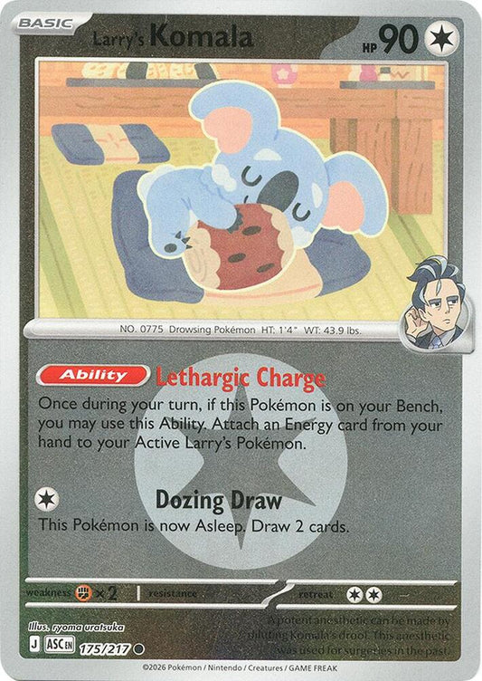 Larry's Komala (Energy Symbol Pattern) Reverse Holofoil ME: Ascended Heroes