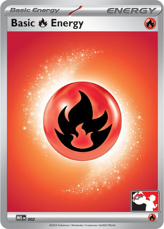 Basic Fire Energy - MEE 002 Normal Prize Pack Series Cards Common 002