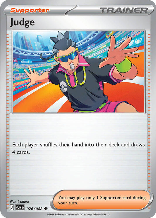 Judge Reverse Holofoil ME03: Perfect Order Uncommon 076/088