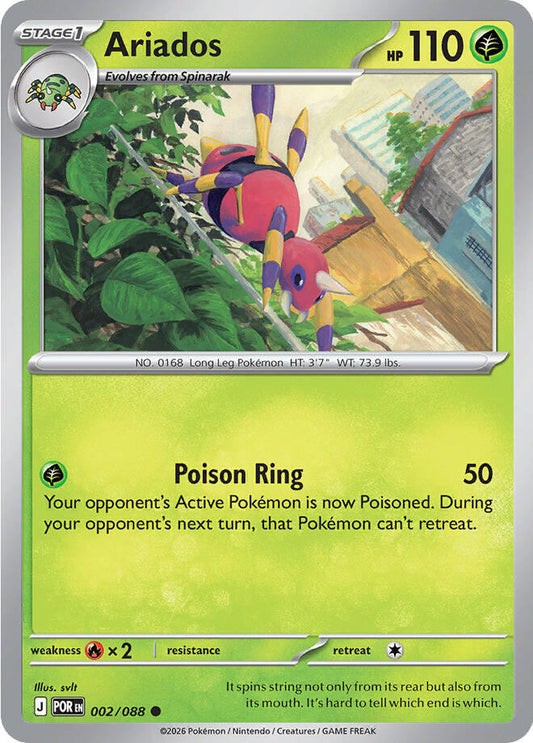 Ariados Normal ME03: Perfect Order Common 002/088