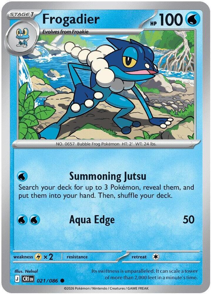 Frogadier - 021/086 Normal ME04: Chaos Rising