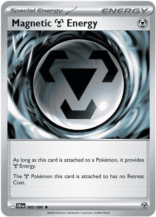 Magnetic M Energy Holofoil ME04: Chaos Rising Rare 085/086