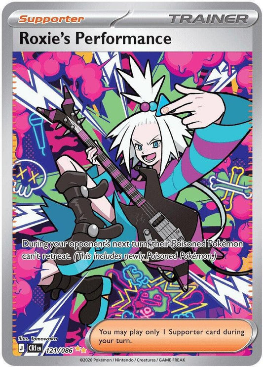 Roxie's Performance - 121/086 Holofoil ME04: Chaos Rising