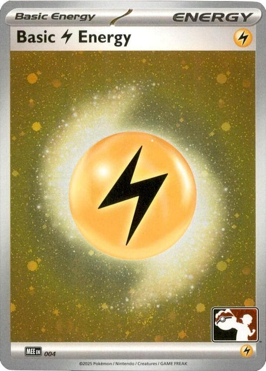 Basic Lightning Energy - MEE 004 (Cosmos Holo) Holofoil Prize Pack Series Cards Common 004