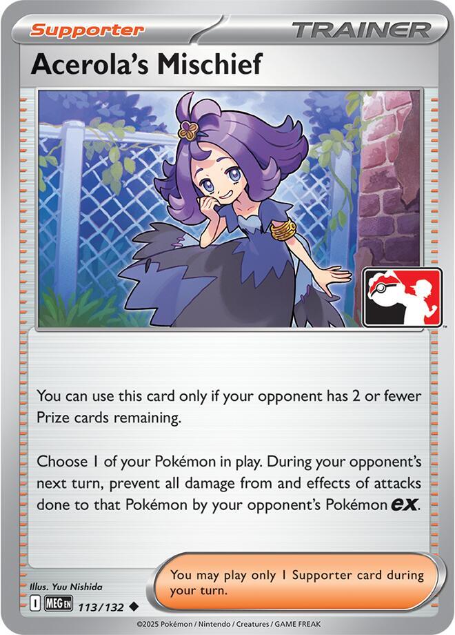 Acerola's Mischief - 113/132 Normal Prize Pack Series Cards Uncommon 113/132