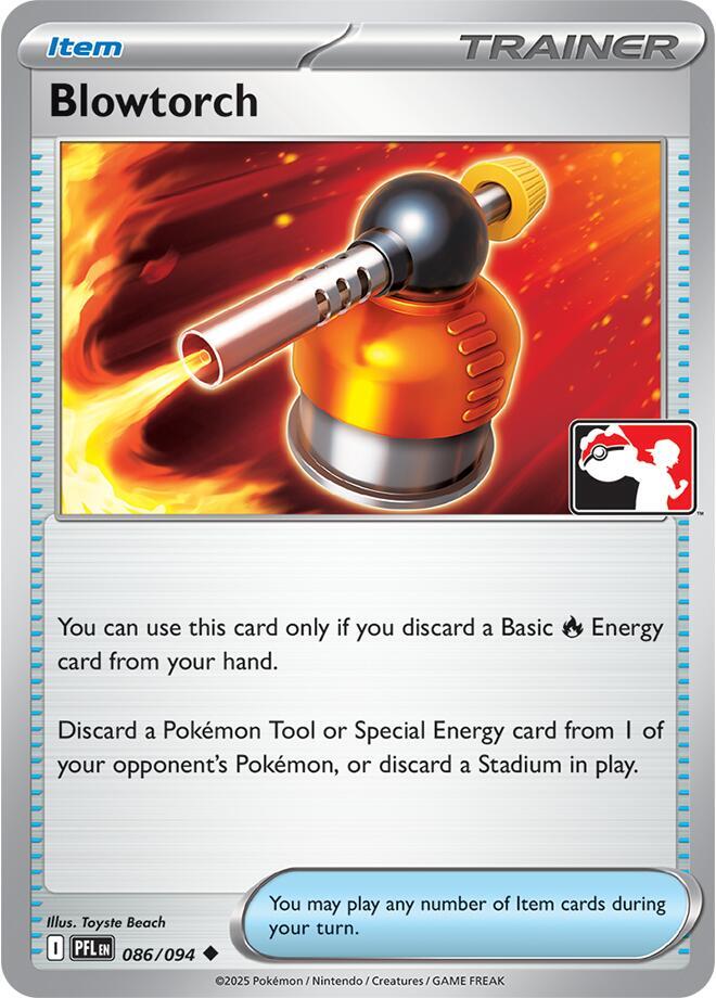 Blowtorch - 086/094 Normal Prize Pack Series Cards Uncommon 086/094