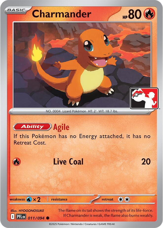 Charmander - 011/094 Normal Prize Pack Series Cards Common 011/094