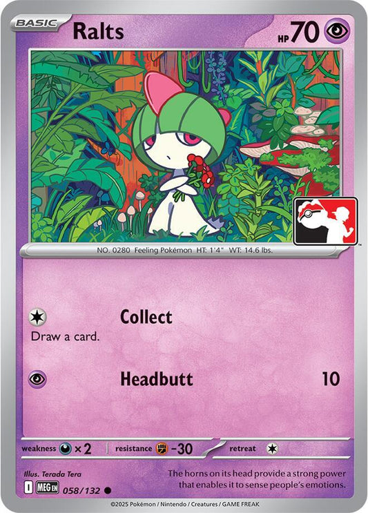 Ralts - 058/132 Normal Prize Pack Series Cards Common 058/132