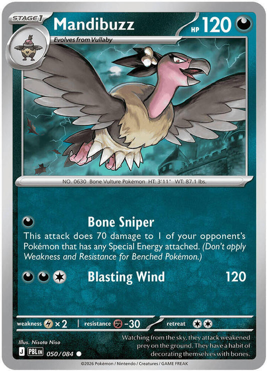Mandibuzz Normal ME05: Pitch Black Common 050/084
