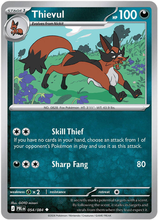 Thievul - 054/084 Normal ME05: Pitch Black Uncommon 054/084