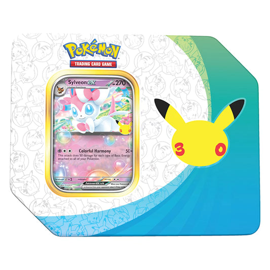 Pokémon-TCG 30th Celebration - ex Tin (Sylveon) & (Greninja)