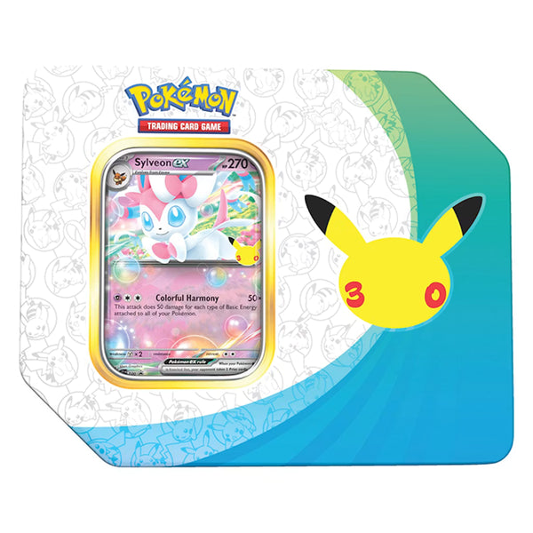 Pokémon-TCG 30th Celebration - ex Tin (Sylveon) & (Greninja)