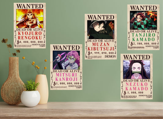 Demon Slayer-Posters A5 20s