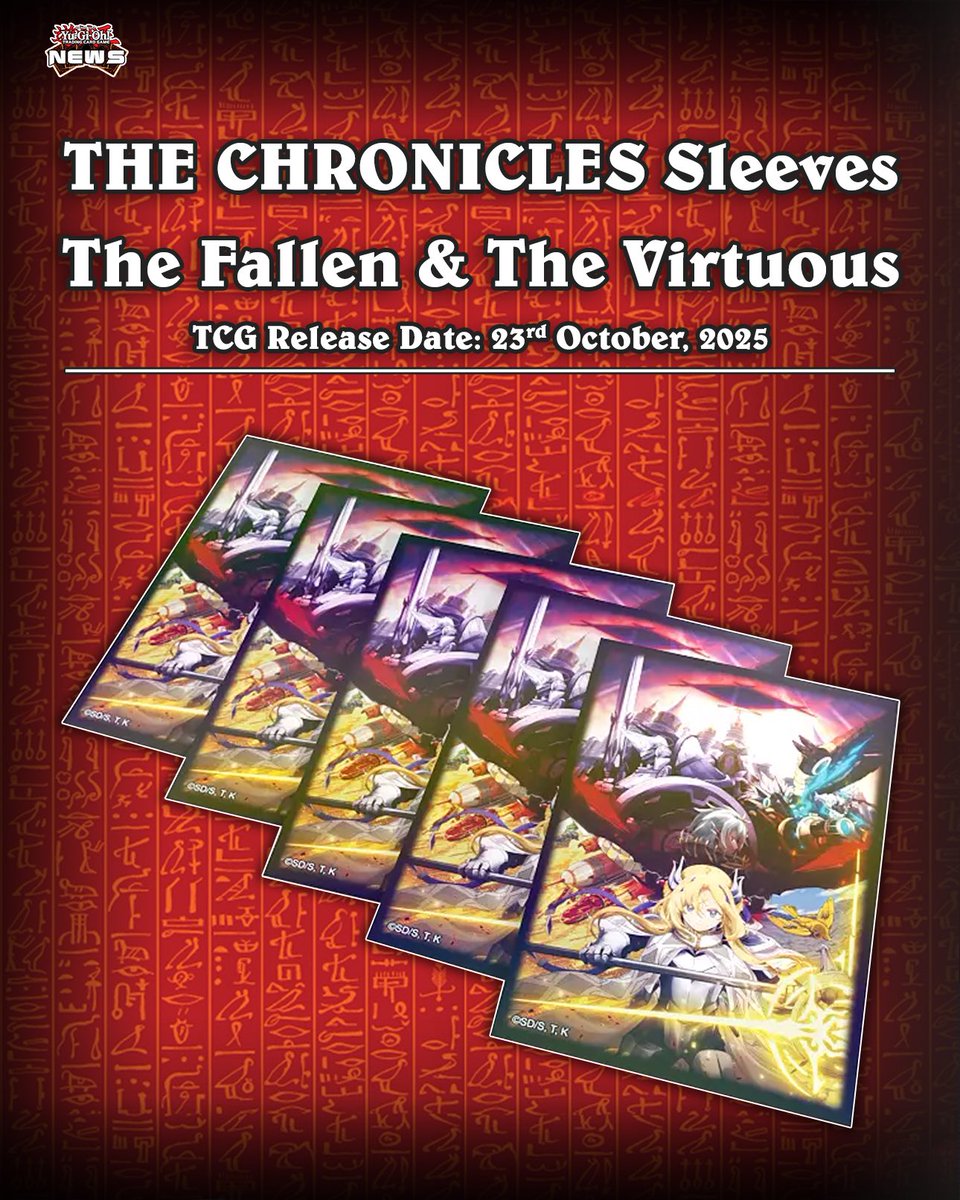 Card Sleeves-Yu-Gi-Oh-THE CHRONICLES: The Fallen & The Virtuous
