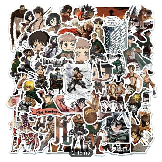 Attack on Titan-Stickers 50pc