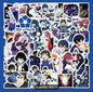 Blue Lock-Stickers 50pcs