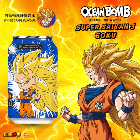 Ocean Bomb-Sparkling Water Dragonball White Grape