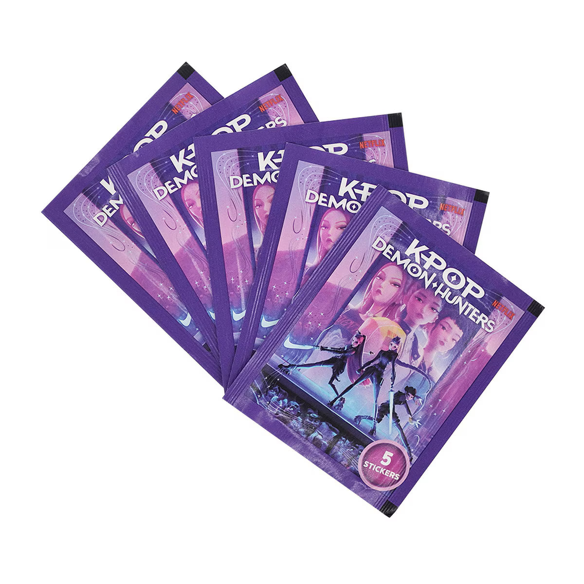 K-Pop Demon Hunters-(Official Netflix) Sticker Single 5 Pack