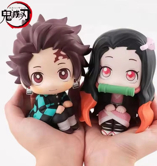 Demon Slayer-Figurines Chibi (Sitting) 10cm