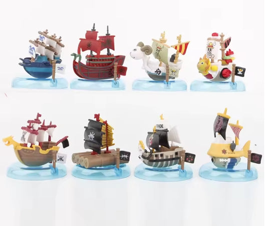 One Piece-Figurine Ships 7.5cm