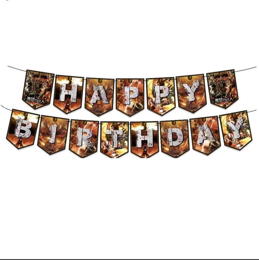 Attack on Titan-Banner H/Bday
