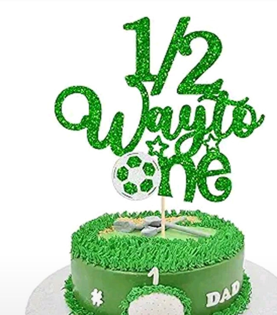 Cake Topper- Half-way To One Assorted