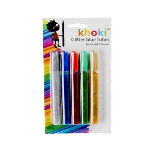 Glitter Glue-Khoki 5pce