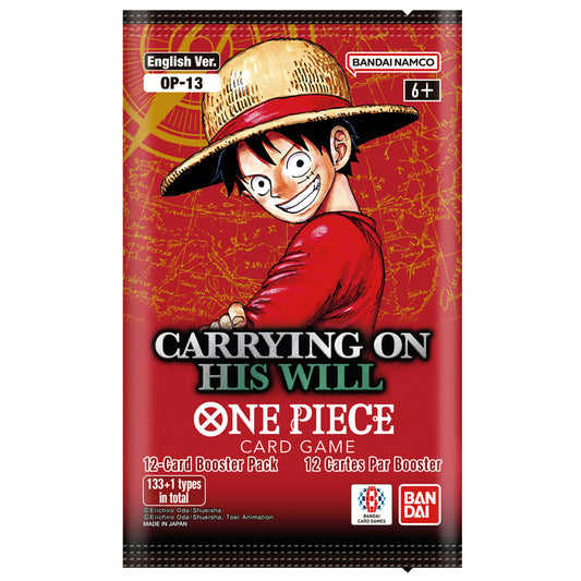 One Piece -TCG Carrying On His Will Booster Pack (OP-13) *Pre-Order*