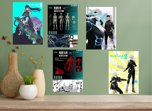 Kaiju No.8-A5 Posters