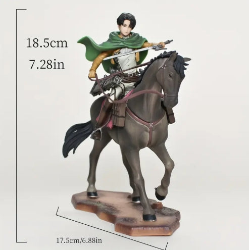 Attack On Titan-Levi on Horse Figurine 19cm