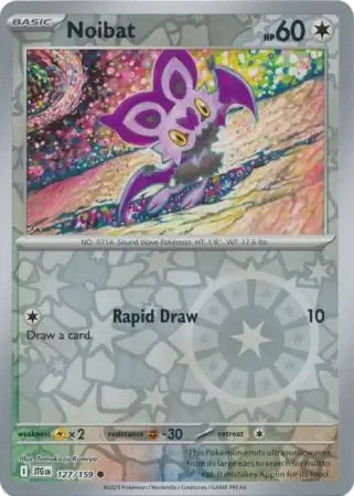 Noibat - 127/159 Reverse Holofoil SV09: Journey Together Common 127/159