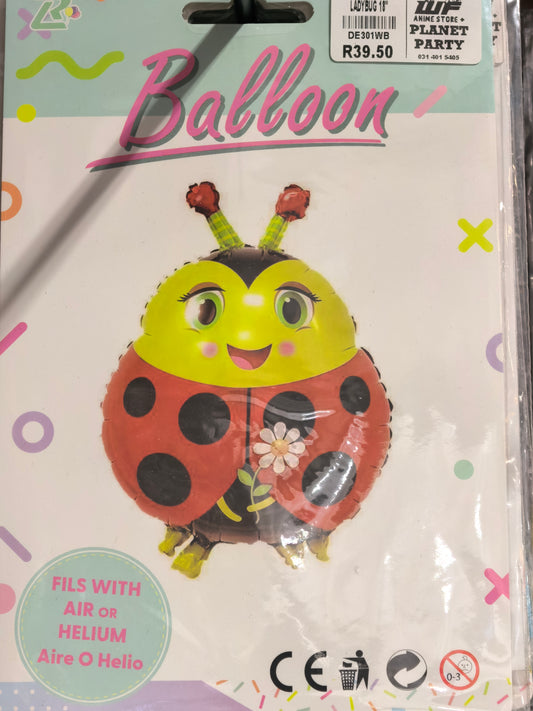 Foil Balloon-Ladybug 18"