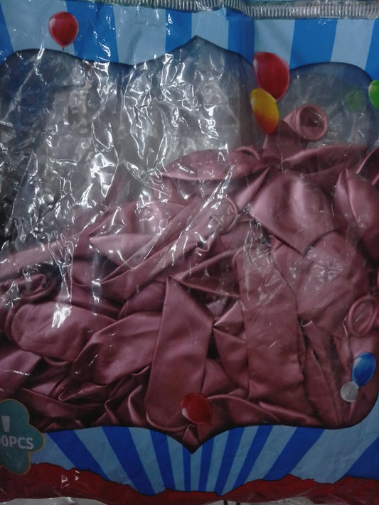 Balloon - Reflex Chrome Pink 5" 100's