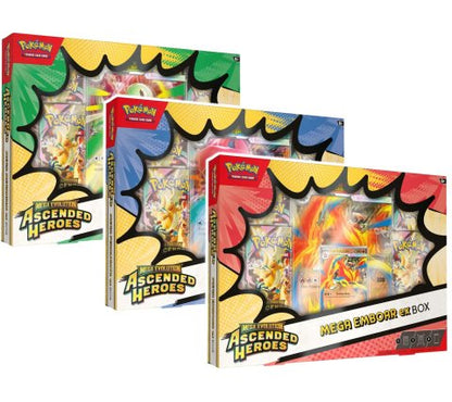 Pokémon - TCG Mega Evolution–Ascended Heroes ex Box *PRE-ORDER*