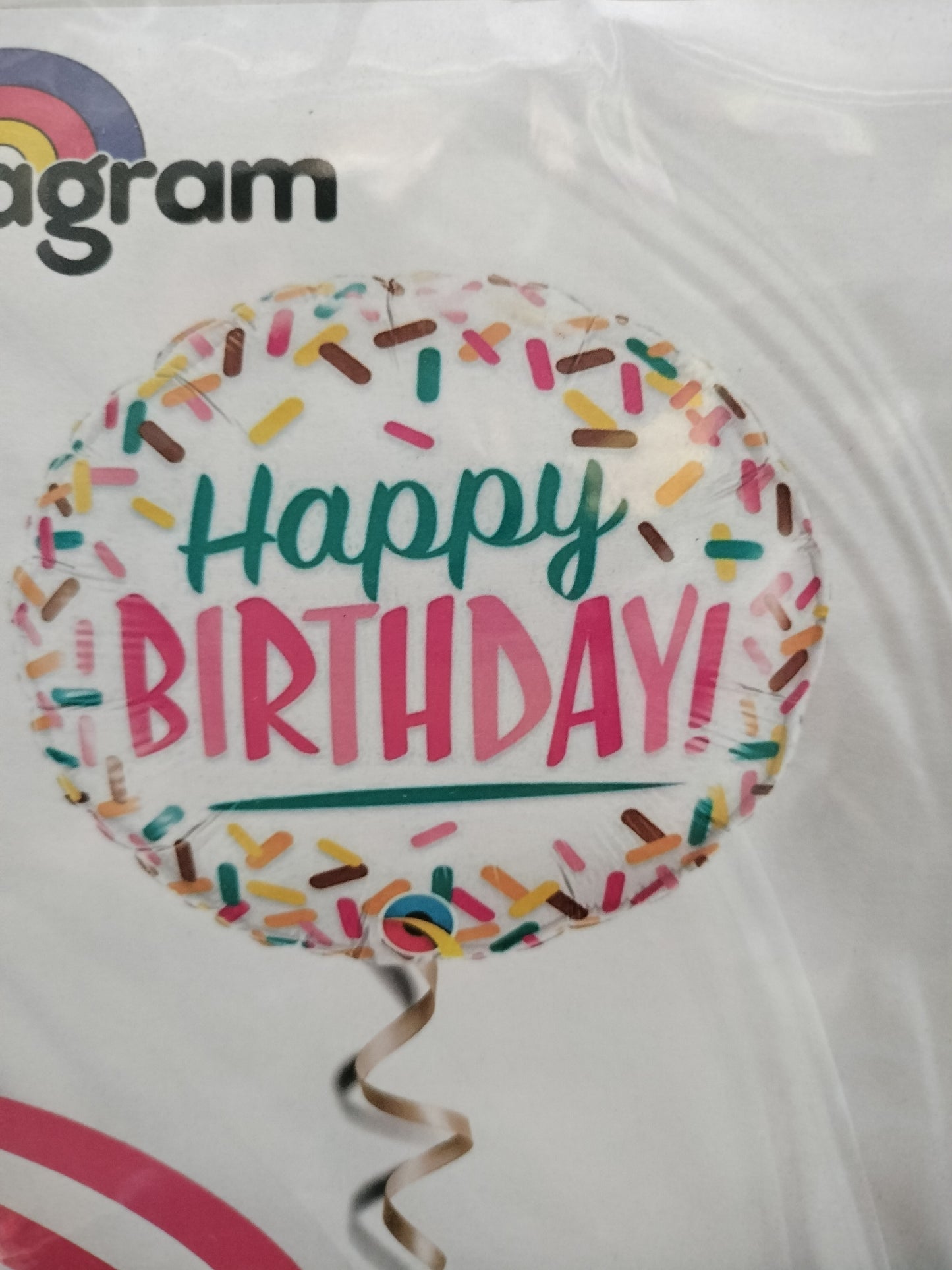 Foil Balloon-Sprinkles Ontop Bday